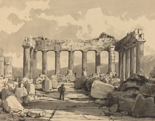 Parthenon, binnenkant