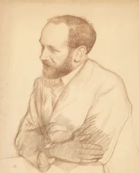 Portret van Henri Gheon, ca. 1903 (krijt op papier)