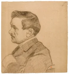 Portret van Maurice Maeterlinck