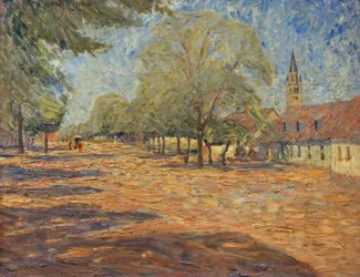 Dorpsstraat in Mark Brandenburg