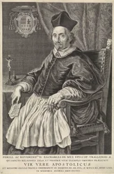 Portret van Zacharias de Mez, bisschop van Tralles