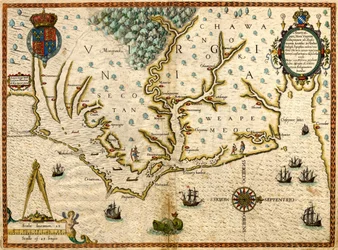 Americae Pars, Nunc Virginia... (Kaart van Virginia)