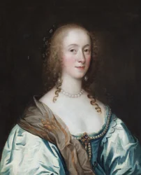 Portret van een dame, naar verluidt Margaret Hewett, Lady Paston (olieverf op doek)