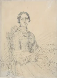 Portret van barones Chassériau