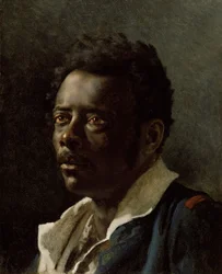 Zwarte man (portretstudie)