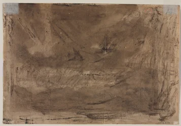 Compositiestudie? (mogelijk voor ‘Poussins zondvloed’) (verso), ca. 1816