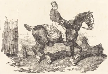 Koetsier te paard