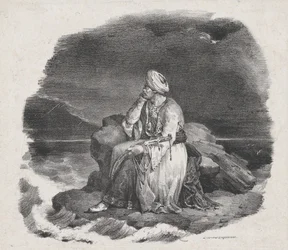 Ik droom van haar in de beukende golven, 1818