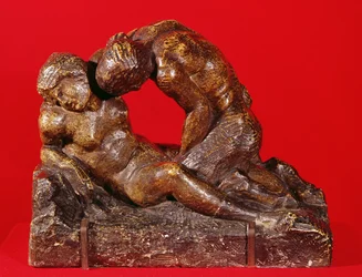 Jupiter en Antiope (tweede zijde), c.1818 (steen met bruine patina)