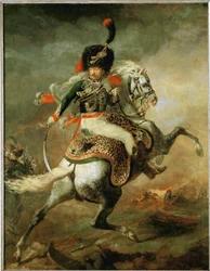 Officier van de keizerlijke garde te paard ...