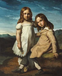 Portret van Alfred en Elisabeth Dedreux, c.1818