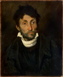Portret van een kleptomaan (olieverf op doek)