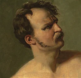 Studie van een man in profiel, c.1812
