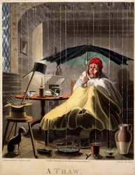 Een dooi, prent gemaakt door George Hunt, 1827