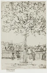 Chelsea Embankment, juni, 17.00 uur, 1889