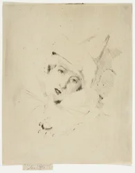 Pierrot, Portret van Lady A. C.