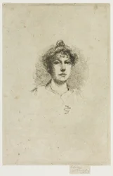 Portret van Miss Edith Austin