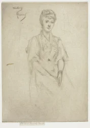 Portret van Mevrouw Cyprian Williams in Fantasiekleding