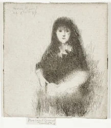 Portret van een Klein Spaans Meisje