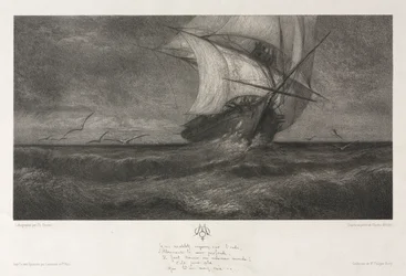 Het Spookschip, of Op de Golven, 1872