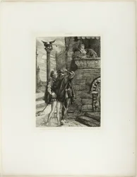 Owake! Wat ho! Brabantio! plaat 1 (acte 1, scène 1) uit Othello