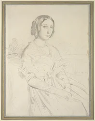 Portret van een Jonge Vrouw, 1841