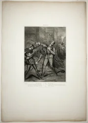 Schurk, gij sterft, plaat tien uit Othello
