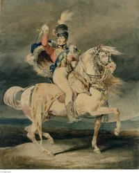 Géricault - George IV als Prins van Wales (naar Harlow), waarschijnlijk 1820 - 1821
