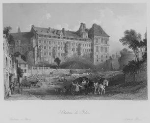 Kasteel van Blois (gravure)