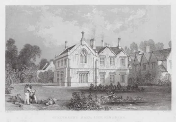 Scrivelsby Hall, Lincolnshire (gravure)
