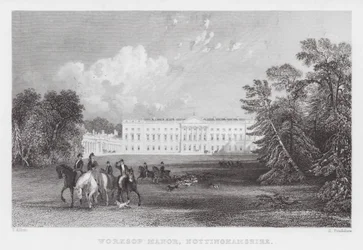 Worksop Manor, Nottinghamshire (gravure)