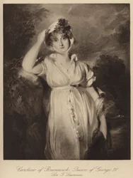 Caroline van Brunswijk, Koningin van Koning George IV