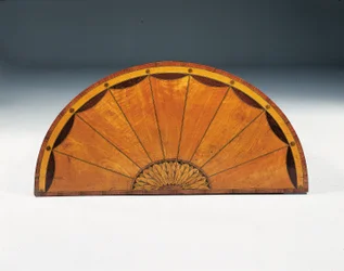 George III marqueterie demi-lune commode, c.1760-79