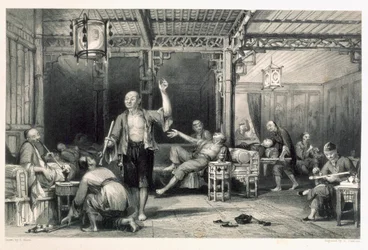 Chinese Opium Rokers, uit 