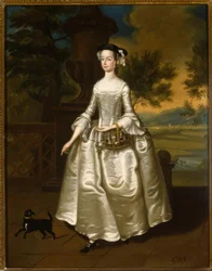 Portret van Mary Jodrell, schilderij, 1755