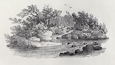 Een bocht in de rivier uit 
