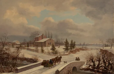 Pennsylvania winterscène