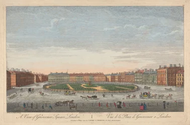 Een Uitzicht op Grosvenor Square, Londen