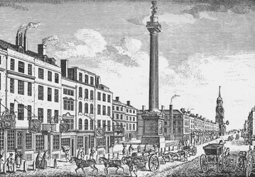 Het Monument, City of London, ca. 1755