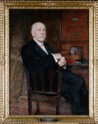 Portret van wethouder George Bargate Bainbridge J.P.