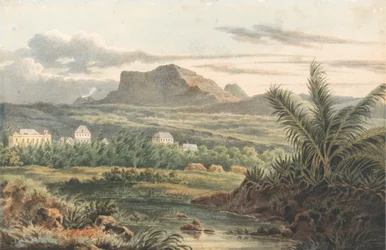 Vanaf het strand bij Fort Blanc, 4 oktober 1819
