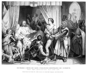 Koning Richard I, vergeving aan Bertrannd De Gurdun