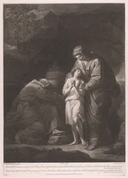 Samma de bezetene huilt boven de as van zijn jongste zoon Benoi
