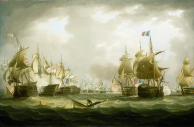 De Slag bij Trafalgar, 21 oktober 1805, begin van de actie