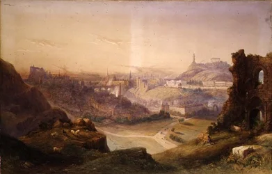 Edinburgh vanaf Salisbury Crags
