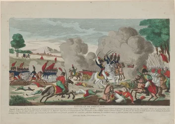 De Slag bij Friedland. Een aanval van de Russische Leib Garde op 14 juni 1807, 1808