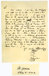 Brief van Thomas Chatterton aan William Barrett, 1769