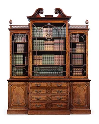 George III secretaire bibliotheekboekenkast, ca. 1765