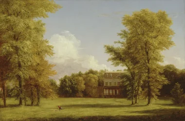 Het landhuis van de familie Van Rensselaer