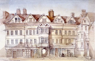 Staple Inn, Holborn, Londen, 1854